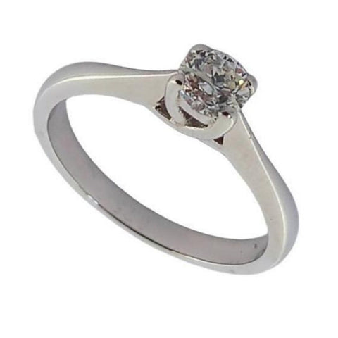 Pre-owned 18ct White-Gold 0.25ct Diamond Solitaire ring