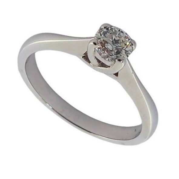 Pre-owned 18ct White-Gold 0.25ct Diamond Solitaire ring