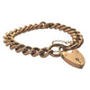Antique 9ct Rose-Gold Charm Bracelet