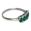 Pre-owned Emerald & Diamond Ring