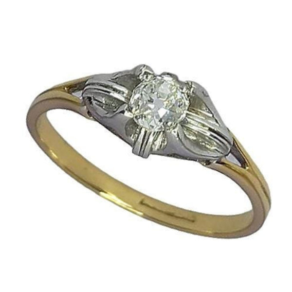 Vintage Diamond Solitaire Ring