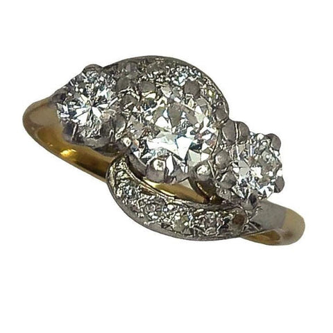 Vintage Diamond Trilogy Ring