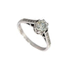 Pre-owned Platinum Diamond Ring