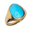 Pre-Owned Turquoise Signet Ring