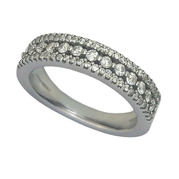 Pre-owned 18ct White-Gold Diamond Ring