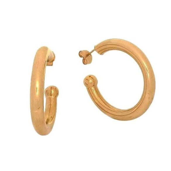 Pre-owned 9ct Gold Hoop Earring