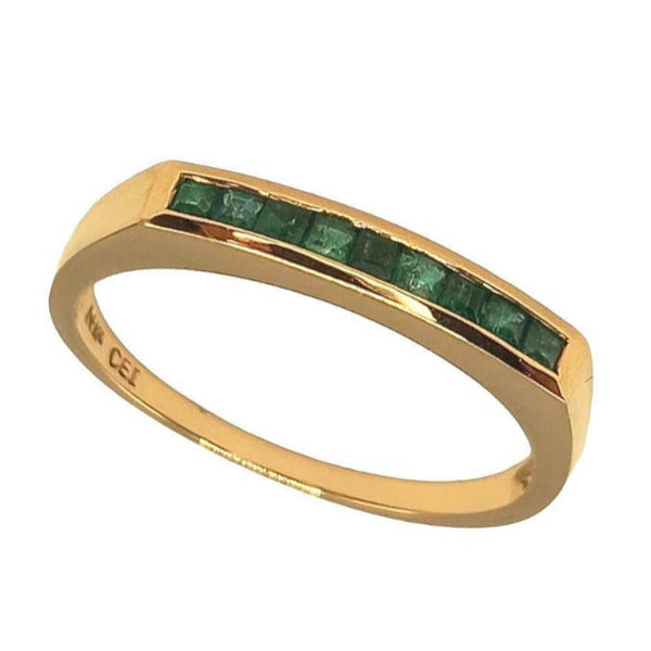 Pre-owned Emerald Eternity Ring