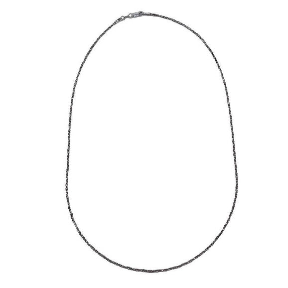 Pre-Owned 9ct White Gold Sparkle Chain