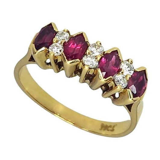 Pre-owned Ruby & Diamond Ring