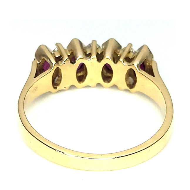 Pre-owned Ruby & Diamond Ring