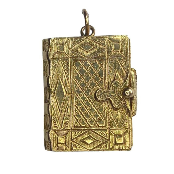 Vintage 9ct Gold London Travel Book Charm