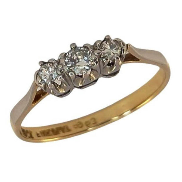 Vintage Diamond Trilogy Ring