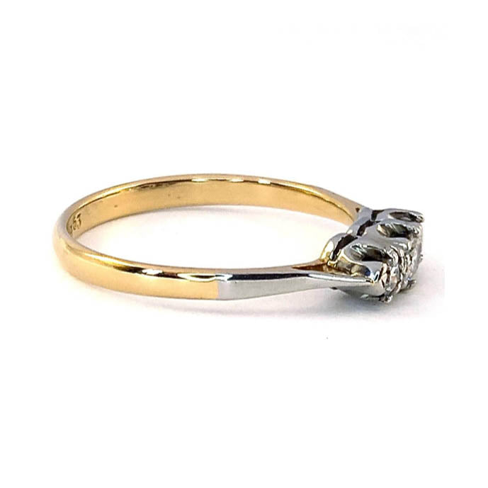 Vintage Diamond Trilogy Ring