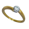 Pre-owened 18ct Gold Diamond Solitaire Ring