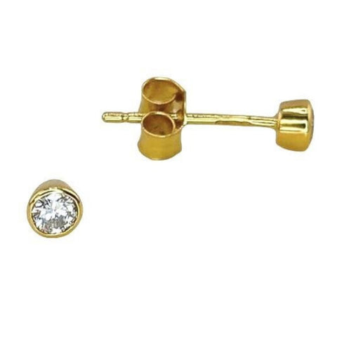 Pre-owned 18ct Gold 0.24cts Diamond Stud Earrings