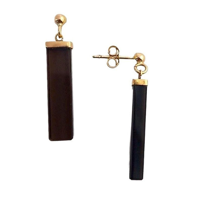 Pre-owned 9ct Gold Smokey Quartz Earrings