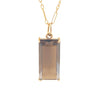Pre-owned 9ct Gold Smokey Quartz Necklace