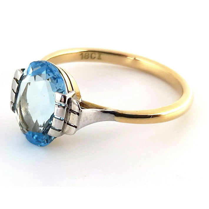 Pre-owned Aquarmarine Ring