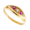 Vintage 18ct Gold Ruby & Diamond Ring