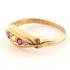 Vintage 18ct Gold Ruby & Diamond Ring
