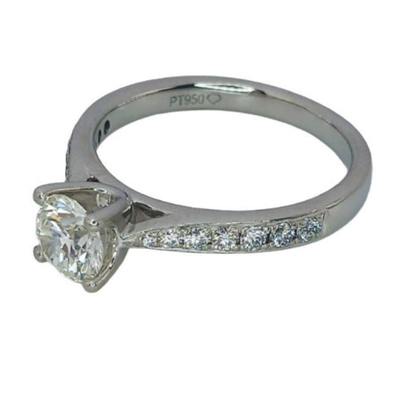 Pre-owned Platinum Diamond Ring