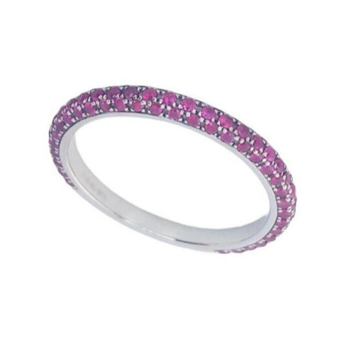 Pre-owned 18ct White-Gold 'Theo Fennell' Eternity Ruby Ring