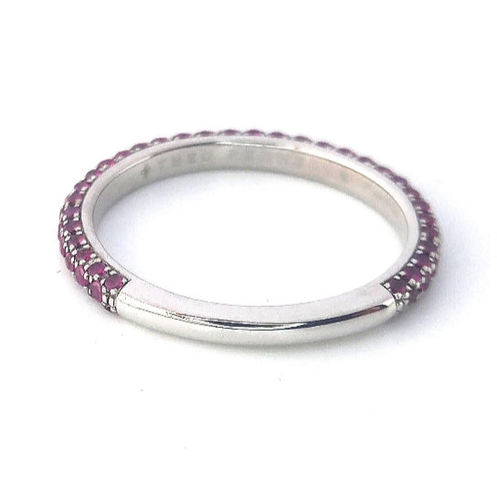 Pre-owned 18ct White-Gold 'Theo Fennell' Eternity Ruby Ring