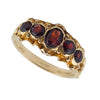 Vintage 9ct Gold Garnet Rng