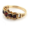 Vintage 9ct Gold Garnet Rng