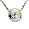 Pre-owned 18ct White-Gold Diamond Necklace