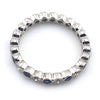 Pre-owned Sapphire & Diamond Full Etenrity Ring