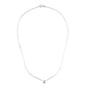 Pre-owned 18ct White-Gold Diamond Solitaire Necklace