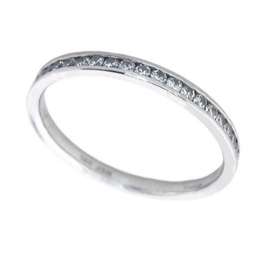 Pre-owned 18ct White-Gold Diamond Eternity Ring