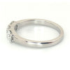 Pre-owned 18ct White-Gold Diamond Trilogy Ring