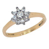 Pre-owned 18ct Diamond Cluster Ring
