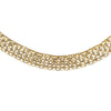 Pre-owned 9ct Gold Woven Necklace 18 Inch