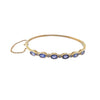 Pre-owned Tanzanite & Diamond Bangle