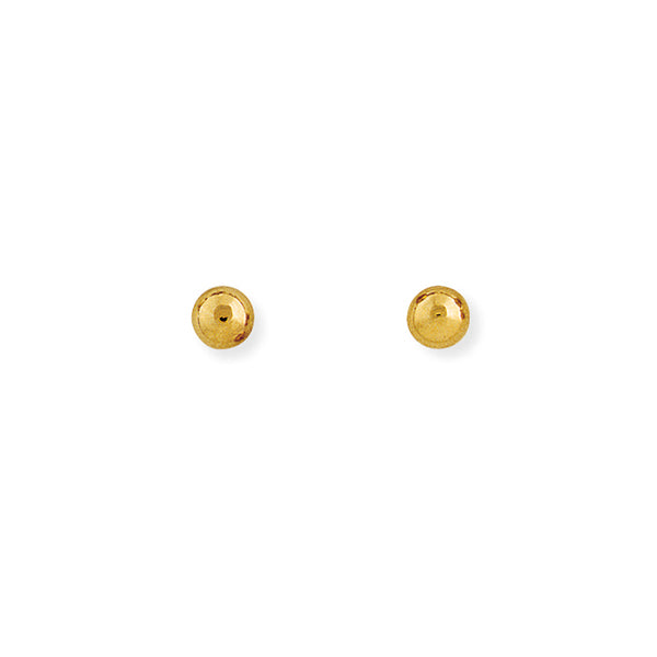 9ct Gold 5mm Ball Stud Earrings