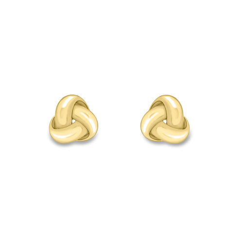 9ct Gold Knot Earrings