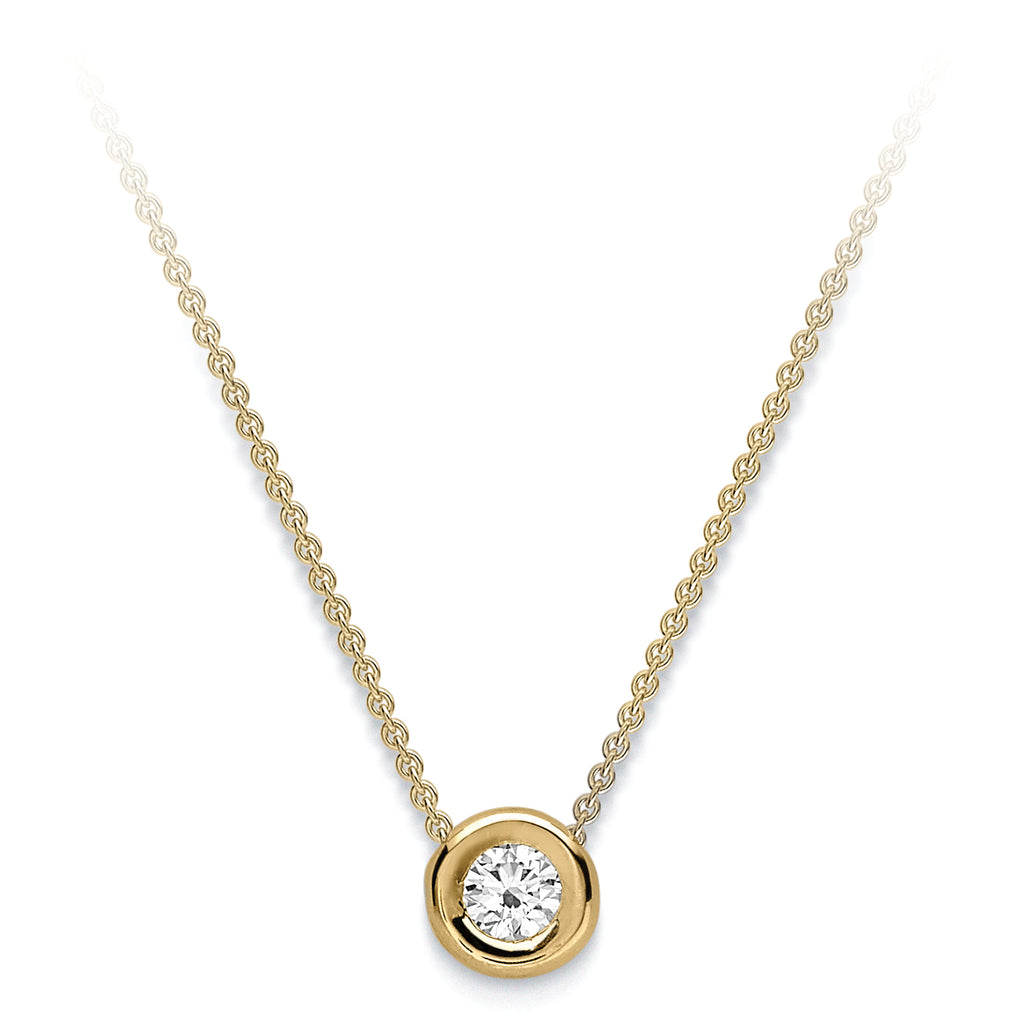 18ct Diamond Slider Pendant