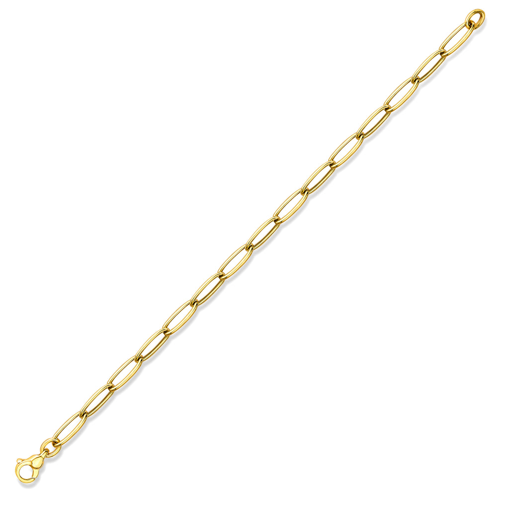9ct Gold Oval Link Bracelet